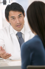 Doctor advising a patient