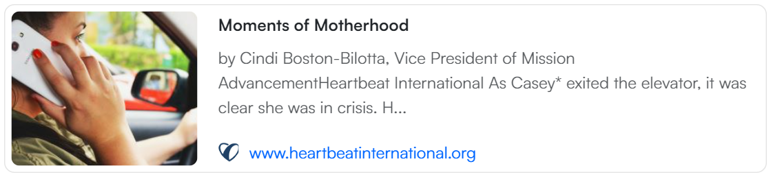 Moments of Motherhood