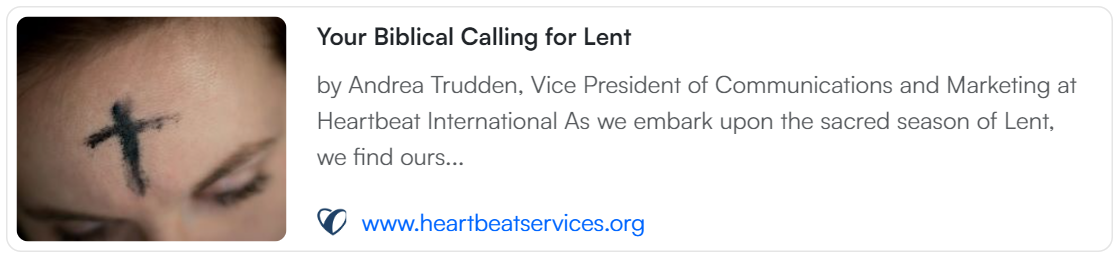 2024 02 07 Your Biblical Calling for Lent